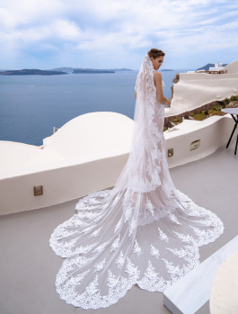 Missing image for Wedding veil F-060