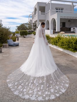 Missing image for Wedding veil F-090