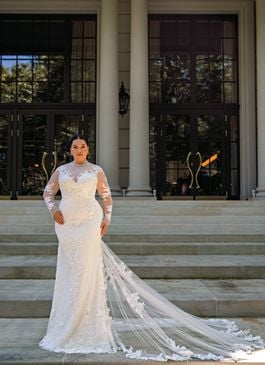 Missing image for Plus size wedding dress S-701-Narcissa