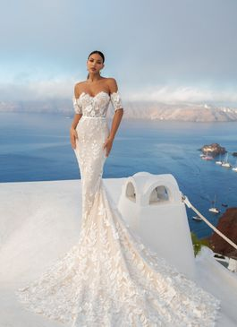 Missing image for Sample wedding dress SN-023 size 16 in stock
