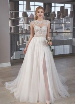 Missing image for Wedding dress M-0108 Silver