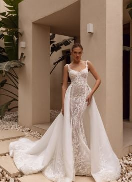 Missing image for Wedding dress Donovan with overskirt