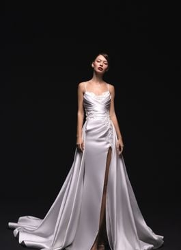 Missing image for Wedding dress with overskirt Carla