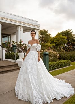 Missing image for Wedding dress S-671-Liana- size 10 in stock