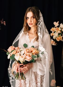 Wedding veil Magda for Sale at NY City Bride