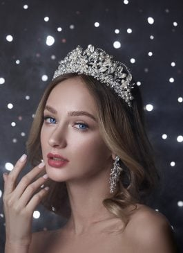 Missing image for Floral Bridal Tiara EH163