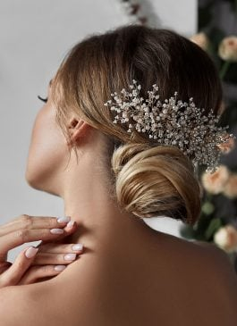 Missing image for Floral Bridal Comb T037