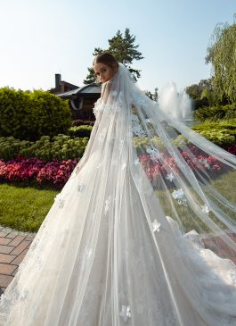 Veil Cathedral Wedding Veil Lace Cathedral Bridal Veil Valentina | Eden Luxe Bridal