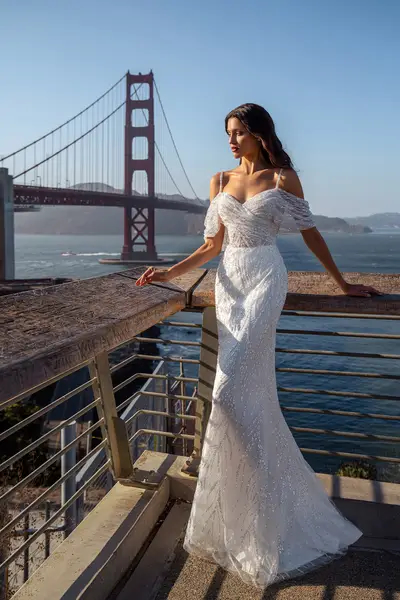 Missing image for Wedding dress S-651-Ocean 