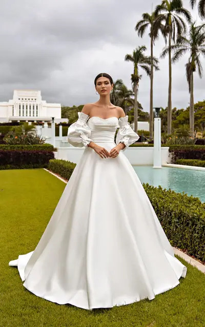 Missing image for Wedding dress S-665-Love