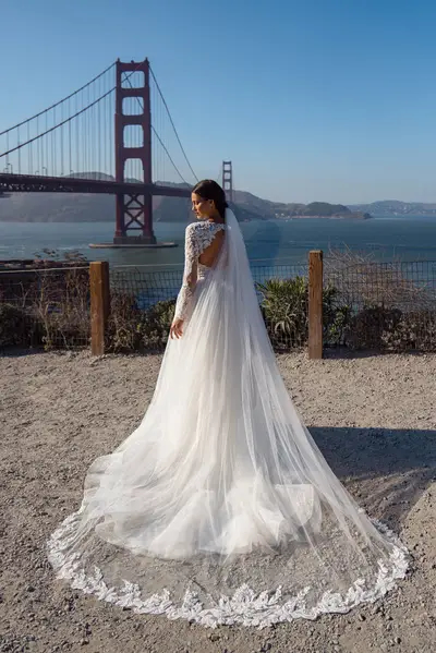 Missing image for Wedding veil F-110