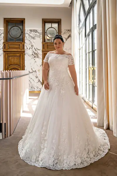 Missing image for Plus size wedding dress S-693-Nyla