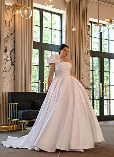 Missing image for Plus size wedding dress S-698-Nina