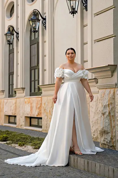 Missing image for Plus size wedding dress S-702-Naja
