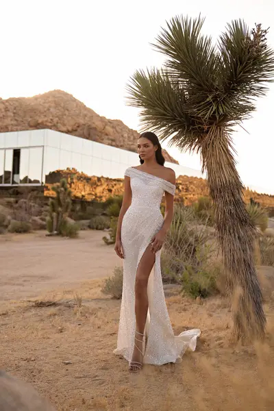 Missing image for Wedding dress S-718-Joslin