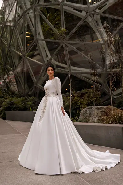 Missing image for Wedding dress SN-272-SILVER