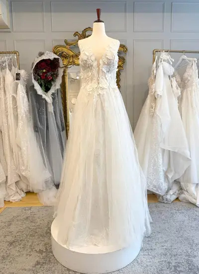 Missing image for Sample wedding dress SN-038 size 4 in stock