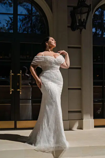 Missing image for Plus size wedding dress S-703-Naira