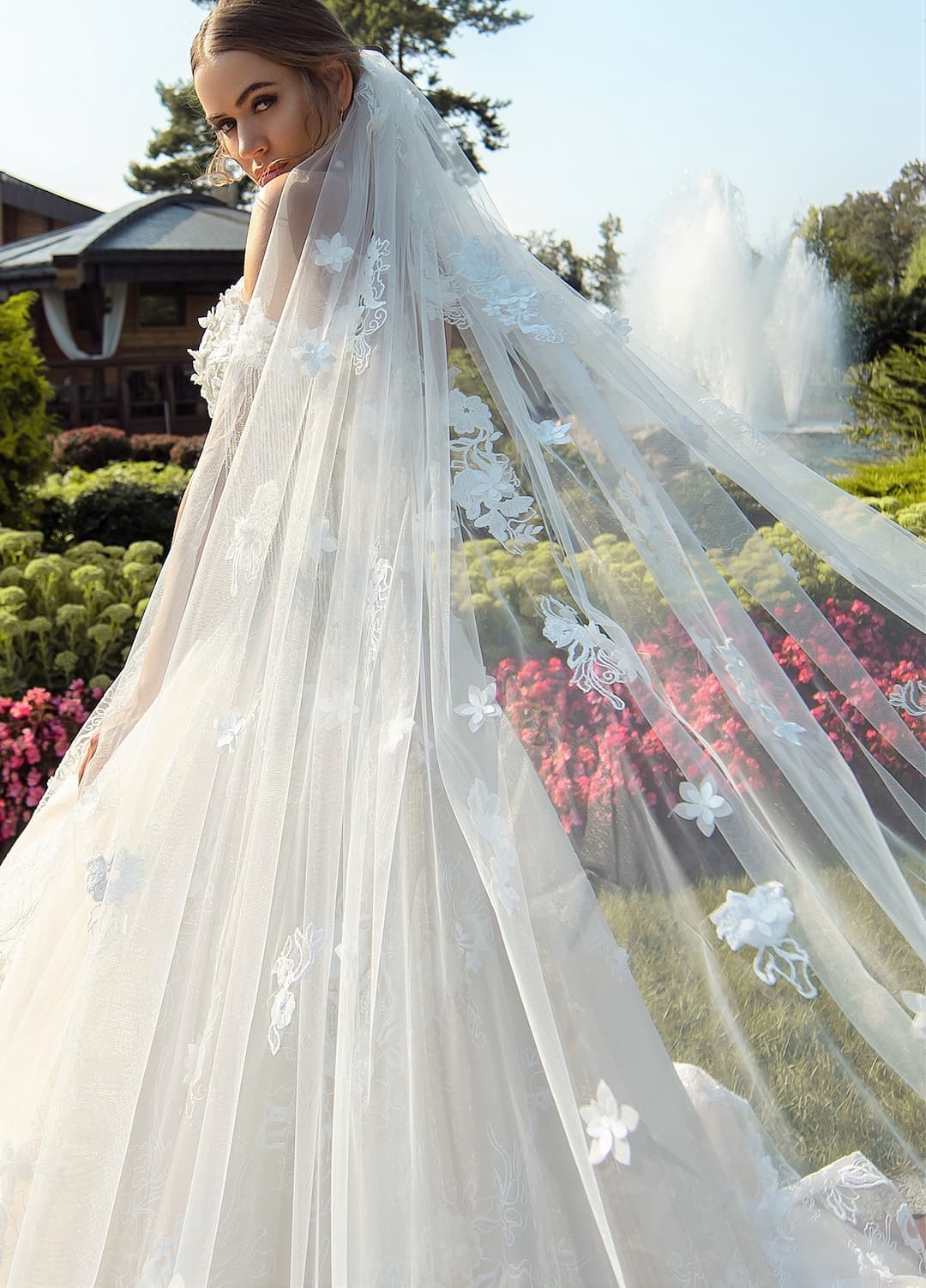 Wedding veil S-521 Product for Sale at NY City Bride
