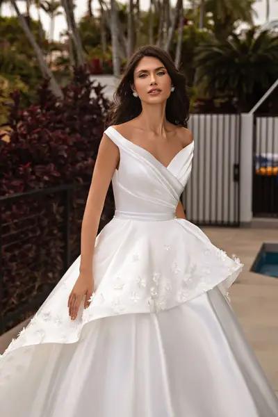 Missing image for Wedding Overskirt  S-667-Lidia