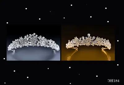 Missing image for Floral Bridal Tiara EH184