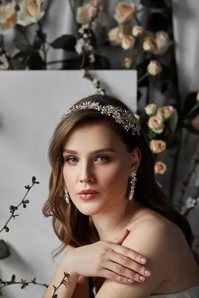 Missing image for Floral Tiara T008