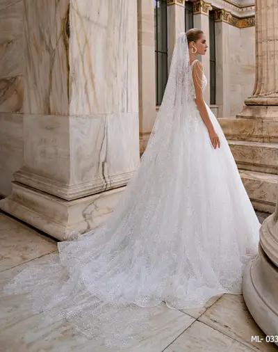 Missing image for Wedding veil Olivia ML-033 in stock