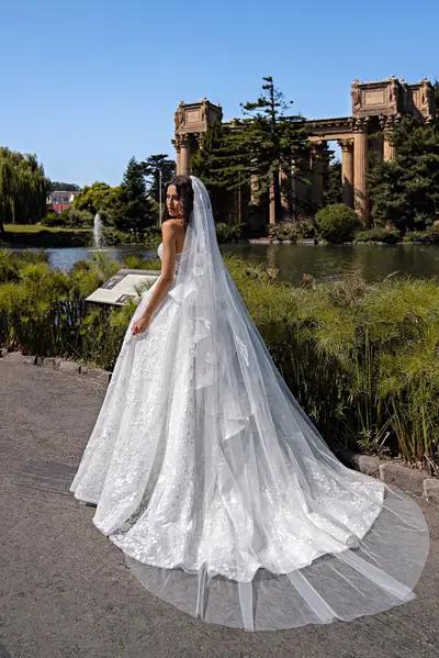 Missing image for Wedding veil F-109