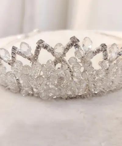 Missing image for Floral Bridal Tiara M 3