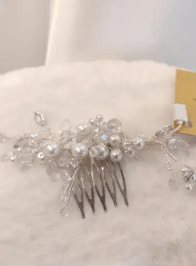 Missing image for Floral Bridal Comb B010