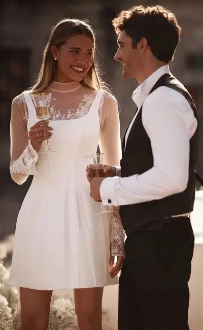 Missing image for Sample Wedding dress FA-008- size 10 in stock