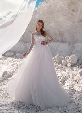 Missing image for Wedding dress EM-026-Size 4-in stock