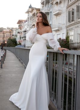 Missing image for Sample wedding dress 5208 custom size 6-10 in stock