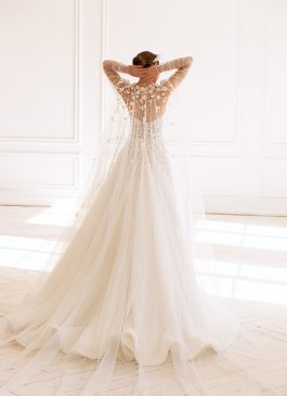 Missing image for Wedding cape BS-019