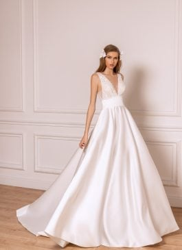 Missing image for Sample wedding dress BS-031 custom size 10 in stock